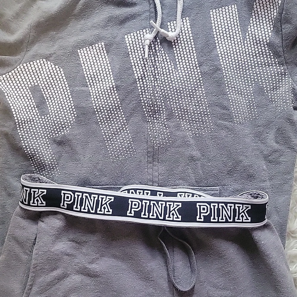 PINK gray sweat suit - Picture 5 of 6
